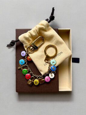 Louis Vuitton Multicolor Pastilles Enamel Bag Charm